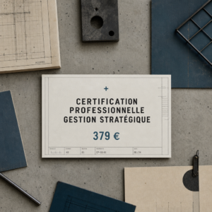 Certification Professionnelle Gestion Stratégique